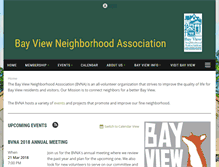 Tablet Screenshot of bayviewneighborhood.org